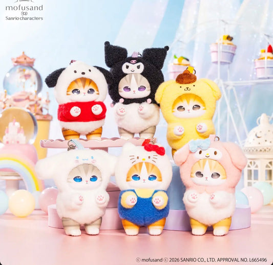 Mofusand X Sanrio family Plushies