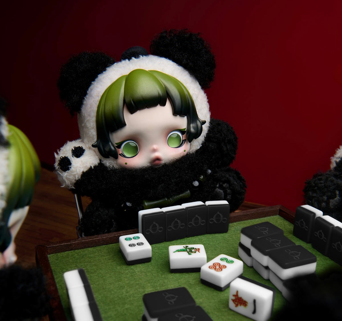 POP MART SKULLPANDA Lazy Panda Plush Doll Pendant